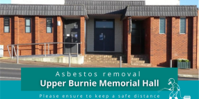 Upper Burnie Memorial Hall - June maintenance works