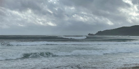 Big seas = erosion at some Byron Bay beaches