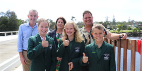 Timber restoration of Brunswick Heads bridge celebrated today