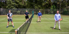 Construction starts on new lighting at Cockatoo Tennis Club