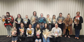 Stormy Nights & Blooming Crafts: Dried Flower Arrangement Workshop Brings Community Together