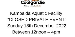 Kambalda Aquatic Facility Closure