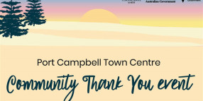 Ribbon-cutting is off but community thank you goes on in Port Campbell