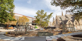 Kings Square play space taking shape