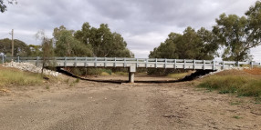 Quambatook-Boort Road bridge open