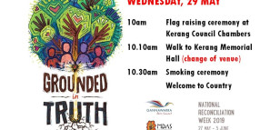 Reconciliation Week walk change of venue