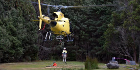 Helicopter operations on kunanyi/Mt Wellington