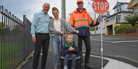 Safer school crossing for Sandy Bay kids