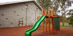 Mountain River Hall playground now complete