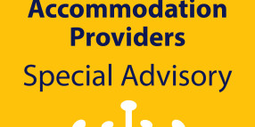 Special advisory for Accommodation Providers