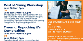 Free Mental Health Workshops Available Next Week