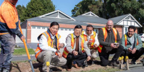 Council partners with RMIT to trial world-first coffee concrete