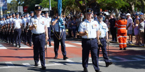 Warm welcome for RAAF at Freedom of Entry parade in Cleveland