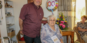 Centenary birthday celebrations in Midland