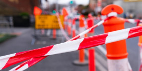 Roadworks at Clayton Street and Cowie Close roundabout