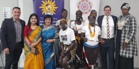 Dancers provide colourful prelude to third International Street Fiesta in Queens Park on November 2,…