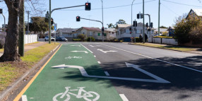 Safety upgrades completed at Margaret Street and West Street intersection