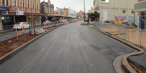 Russell Street Refresh works start on southern side