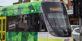 PTV Route 96 tram upgrade on Nicholson Street