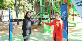 A fun new playground opens in Alphington