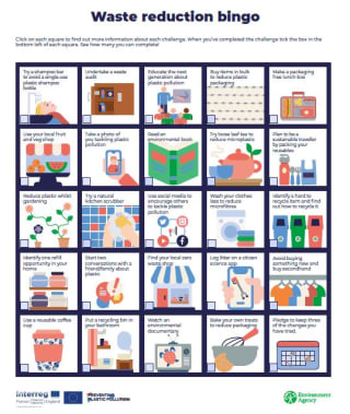 Waste reduction bingo