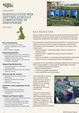 SCHOOLS FOOD WEB - GETTING SCHOOLS COMPOSTING IN SHROPSHIRE
