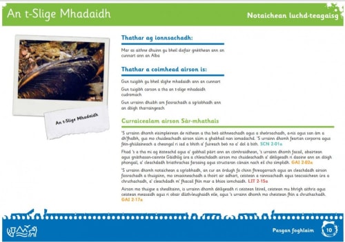 SNH Gaelic education pack