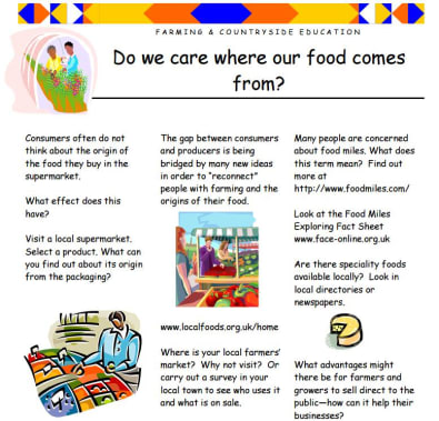 Do we care where our food comes from?