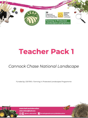 Learning about food, farming and the landscape of Cannock Chase AONB