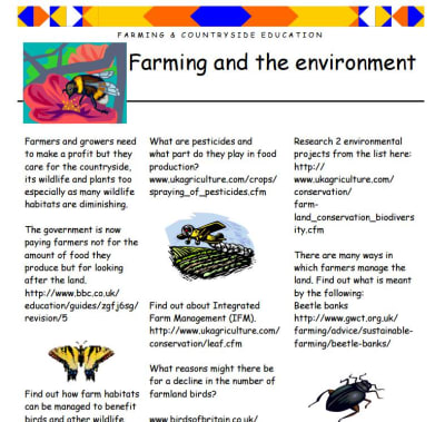 Farming and the environment