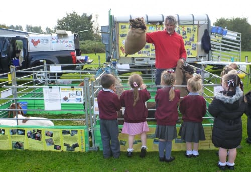 A visit from a mobile farm