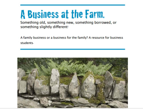 A business at the farm