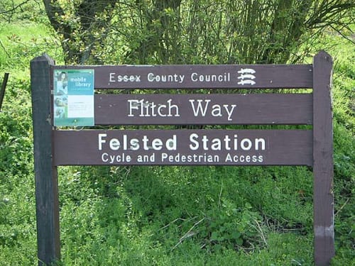 Flitch Way and Rayne Station