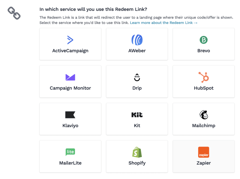 Select service image
