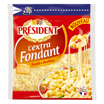 Président - Râpé l’Extra Fondant 150g 0,30 € DE RÉDUCTION