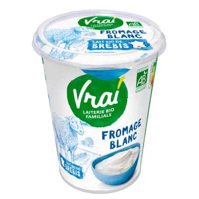 Vrai UF – Fromage blanc bio de brebis