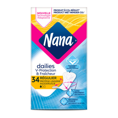 Nana – Protège-Lingeries absorbants 0,30 € DE RÉDUCTION