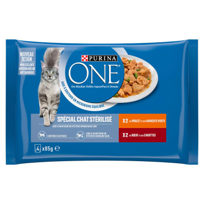 Sachets fraîcheur Purina One® Chat 0,40 € DE RÉDUCTION