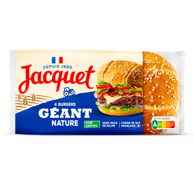Jacquet – Pains burger 0,30 € DE RÉDUCTION