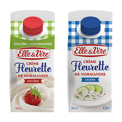 La Crème Fleurette entière de Normandie - La crème - Elle & Vire