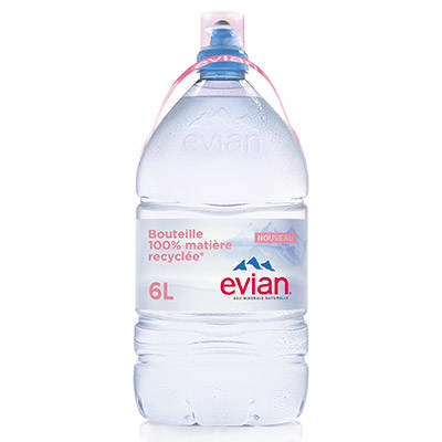 Fontaine eau minérale Evian bouteille 6 L sur