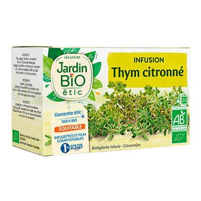 Sélection infusions bio jardin bio etic