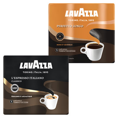 Bons de réduction gratuits Lavazza Moulu à sélectionner – Coupon