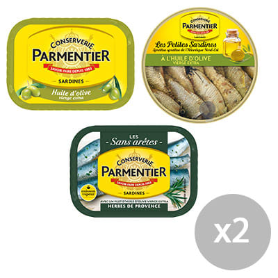 Sardines à l'huile d'olive PARMENTIER