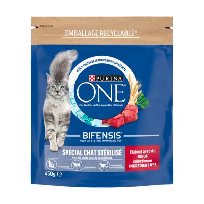 PURINA® ONE® - One sec chat 450g 4 76