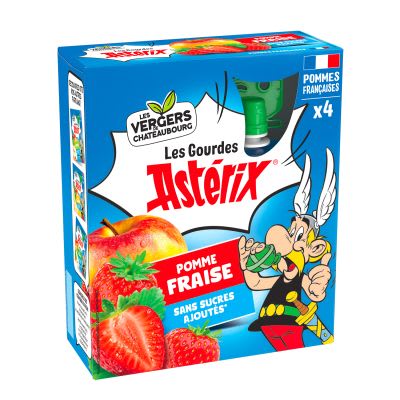 Les Vergers de Chateaubourg Astérix - Compotes en gourdes x4, x12 ou x20 4 35