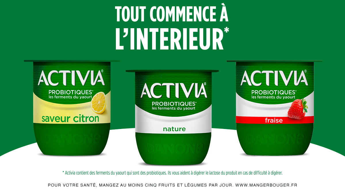 Bons de réduction gratuits Activia – Activia Nature, fruits