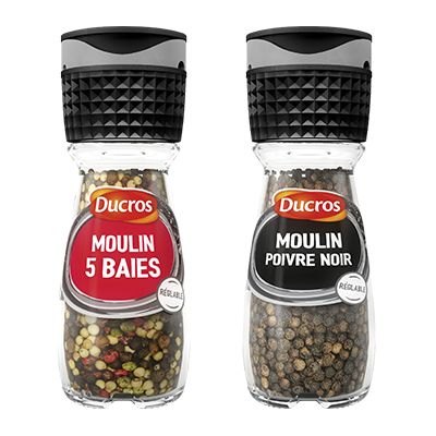 Ducros – Moulins réglables 0,40 € DE RÉDUCTION