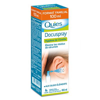 QUIES - DOCUSPRAY hygiène oreilles 1,60 € DE RÉDUCTION