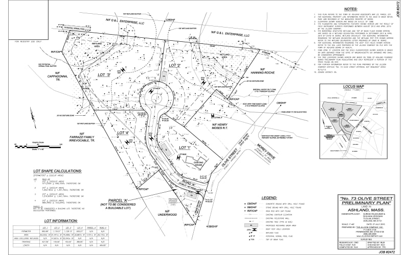 Ashland Ma Zoning Map 73 Olive Street Subdivision Official Site | Ashland, Ma - Courbanize